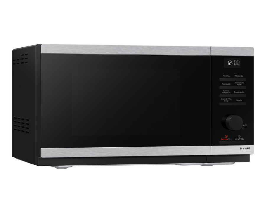 SAMSUNG 0.8 CU FT SILVER + BLACK MICROWAVE MS23DG4504ATAP