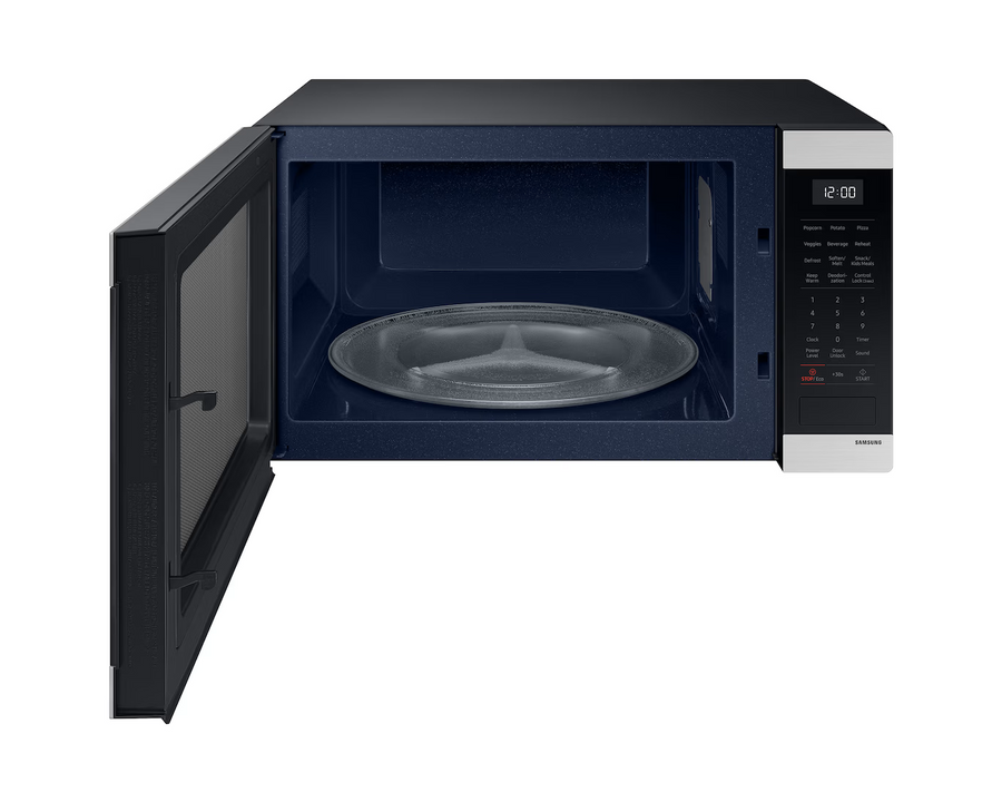 SAMSUNG MICROWAVE 1.9 CU.FT CERAMIC ENGLISH PANEL GRAY MS19DG8500SRAA