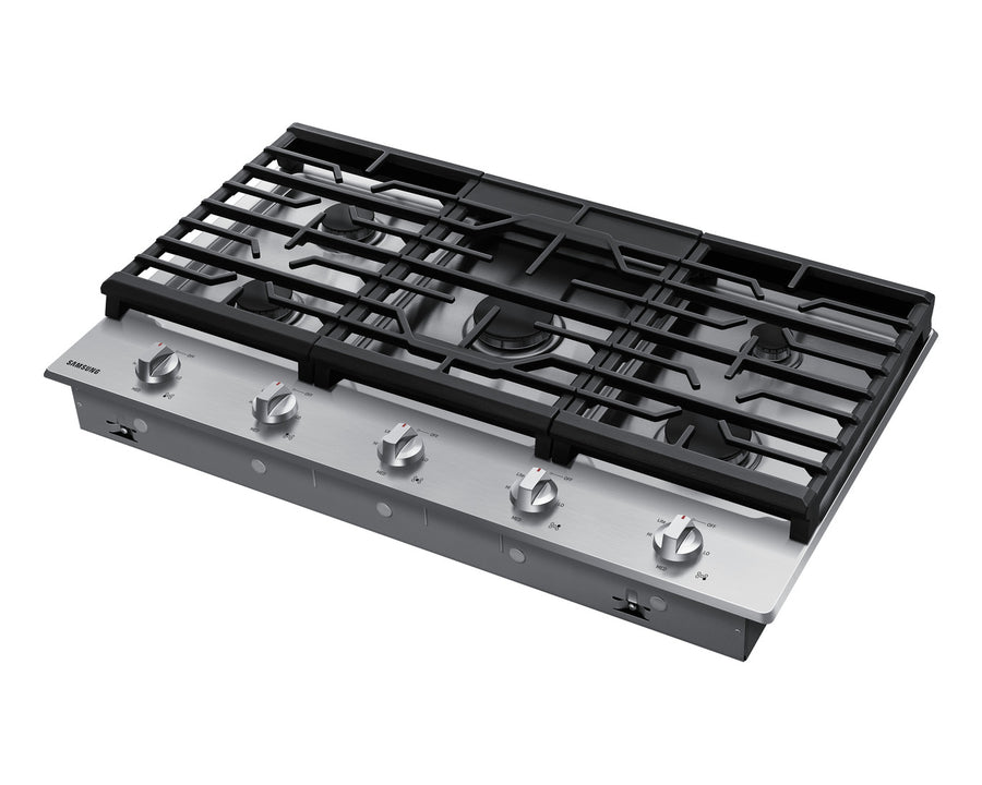 SAMSUNG GAS RANGE TOP 36" 5 BURNERS STAINLESS STEEL NA36R5310FS/AA