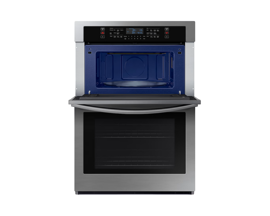 SAMSUNG 30" SMART ELECTRIC WALL OVEN WITH MICROWAVE IN STAINLESS STEEL WIFI NQ70T5511DS/AA