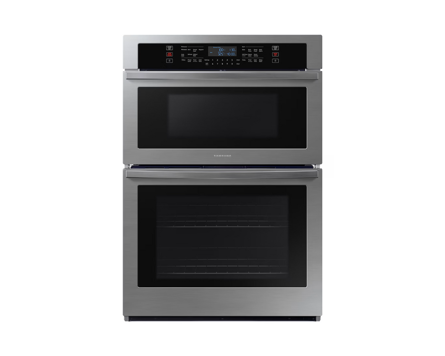 SAMSUNG 30" SMART ELECTRIC WALL OVEN WITH MICROWAVE IN STAINLESS STEEL WIFI NQ70T5511DS/AA