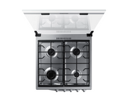 SAMSUNG GAS RANGE 4 BURNERS WITH THERMOSTAT SILVER NX24BG45411VAP