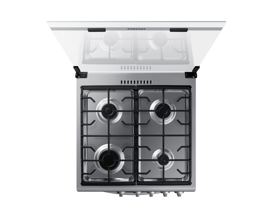SAMSUNG GAS RANGE 4 BURNERS WITH THERMOSTAT SILVER NX24BG45411VAP