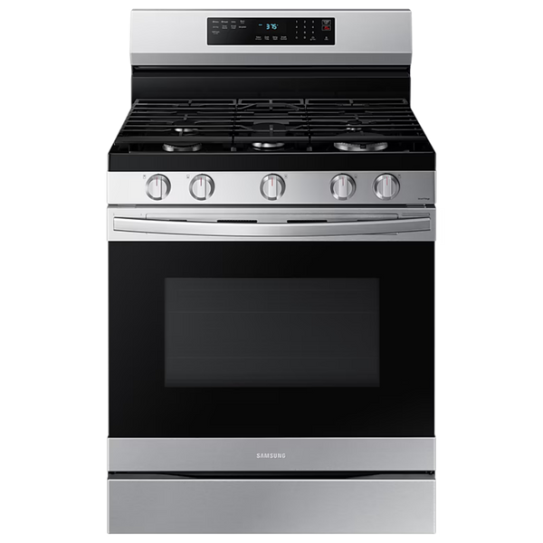 COCINA SAMSUNG A GAS 30" 5 QUEMADORES ACERO INOXIDABLE AND NEGRO NX60B6515SS/AP