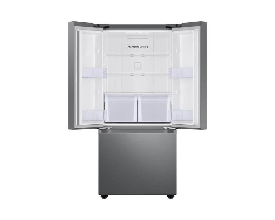 REFRIGERADOR SAMSUNG 22.2 PIES 3 DOOR SIN DISPENSADOR PLATEADO MATE RF22A4010S9/AP