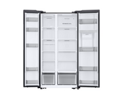 REFRIGERADOR SAMSUNG 20 PIES SIDE BY SIDE CON DISPENSADOR PLATEADA RS57DG4100M9AP