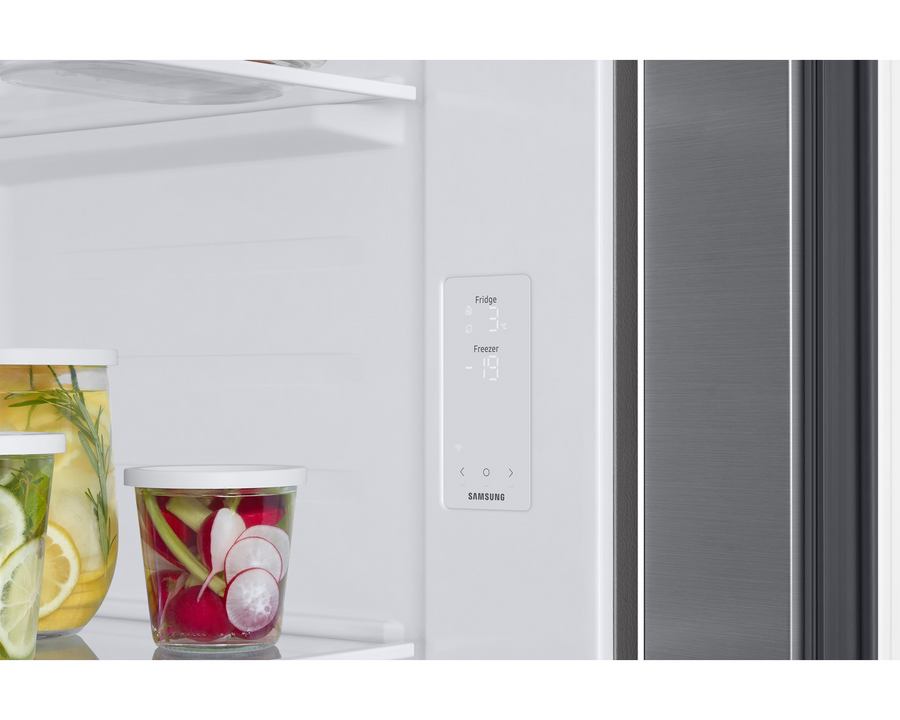 REFRIGERADOR SAMSUNG 20 PIES SIDE BY SIDE SIN DISPENSADOR PLATEADA RS57DG4000M9AP