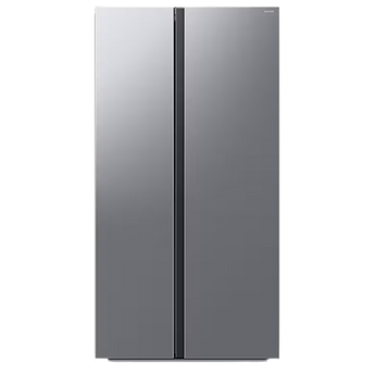 REFRIGERADOR SAMSUNG 20 PIES SIDE BY SIDE SIN DISPENSADOR PLATEADA RS57DG4000M9AP