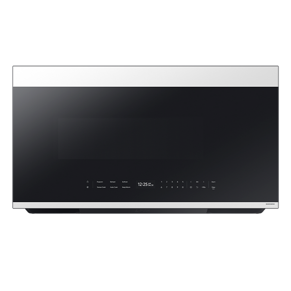 MICROWAVE SAMSUNG OTR 2.1 CU. FT. BESPOKE IN WHITE GLASS/ EMPOTRABLE WIFI ME21DB670012AA