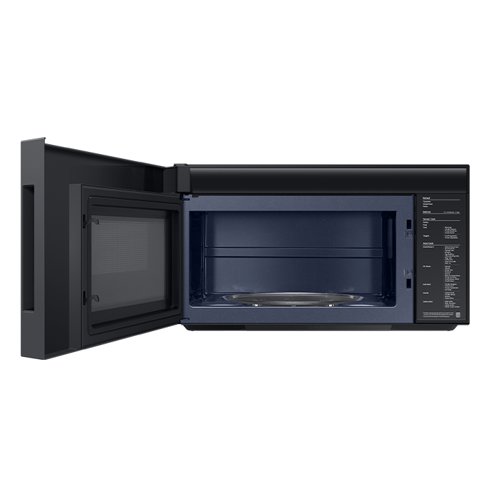 SAMSUNG OTR MICROWAVE 2.1 CU. FT. BESPOKE IN WHITE GLASS/ BUILT-IN WIFI ME21DB670012AA