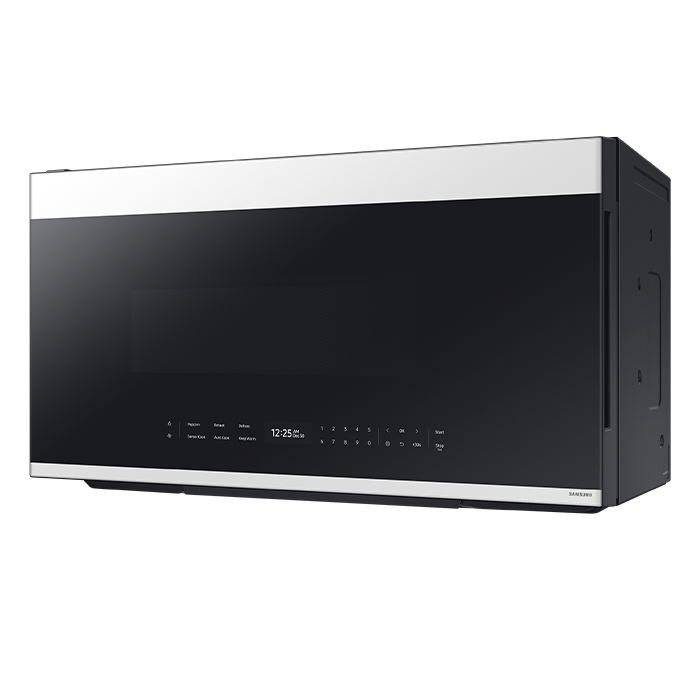 SAMSUNG OTR MICROWAVE 2.1 CU. FT. BESPOKE IN WHITE GLASS/ BUILT-IN WIFI ME21DB670012AA