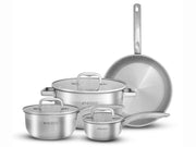 JUEGO OLLAS ACERO MSS-J07 STEEL MASTER 7 PIEZAS