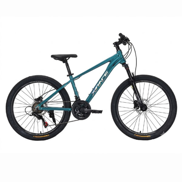 BICICLETA 24 MTB XRACE ONE MENTA/PLATA
