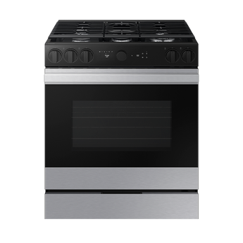 COCINA SAMSUNG BESPOKE  A GAS 5 QUEMADORES RESISTENTE HUELLAS/PLANCHA ACERO INOXIDABLE NSG6DG8700SRAX