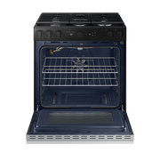 SAMSUNG BESPOKE GAS RANGE 5 BURNERS FINGERPRINT RESISTANT/STAINLESS STEEL GRIDDLE NSG6DG8700SRAX