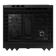 SAMSUNG BESPOKE GAS RANGE 5 BURNERS FINGERPRINT RESISTANT/STAINLESS STEEL GRIDDLE NSG6DG8700SRAX