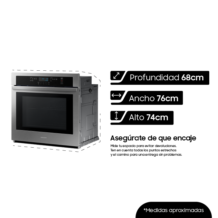 SAMSUNG 30" WI-FI BUILT-IN ELECTRIC OVEN NV51T5511SS/AA