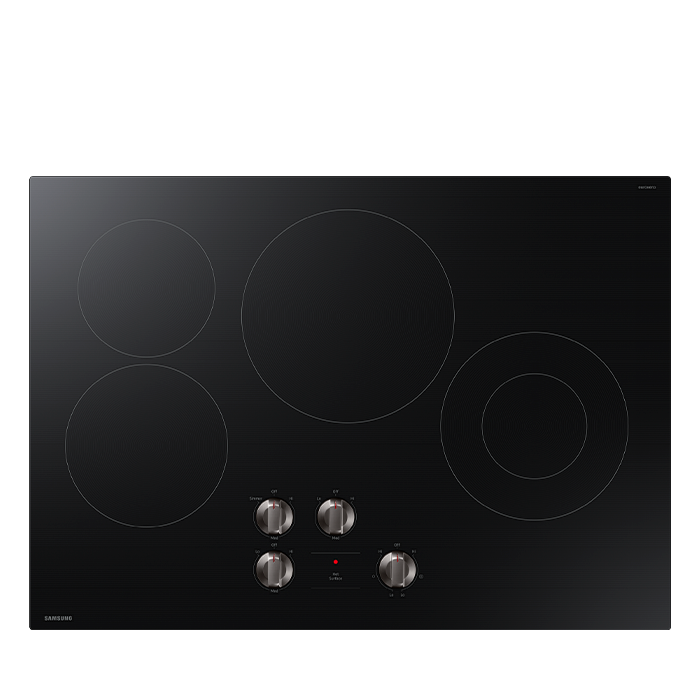 SAMSUNG ELECTRIC COOKTOP 30" 4 SURFACE ELEMENTS BLACK NZ30FG5332RKAA