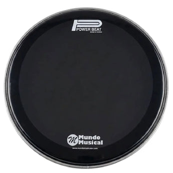 PARCHE MUNDO MUSICAL 14" ACEITE NEGRO