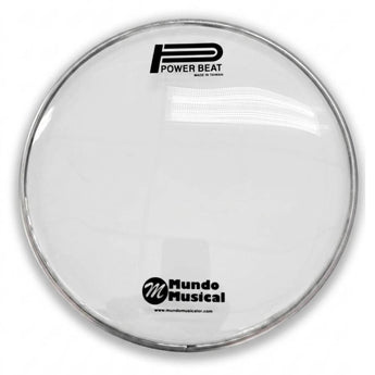 PARCHE MUNDO MUSICAL 12" LISO-CLEAR