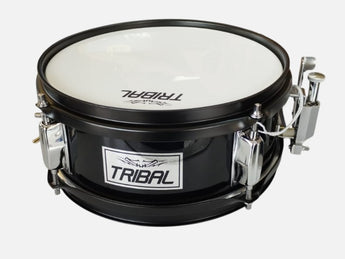 SNARE DRUM 10"X4" BLACK MARCHING-TRIBAL