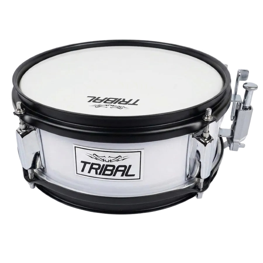 TAMBOR REDOBLANTE 10"X4" BLANCO MARCHA-TRIBAL