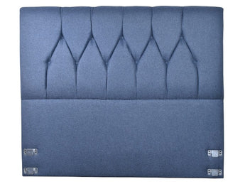 PALERMO BLUE QUEEN HIGH HEADBOARD