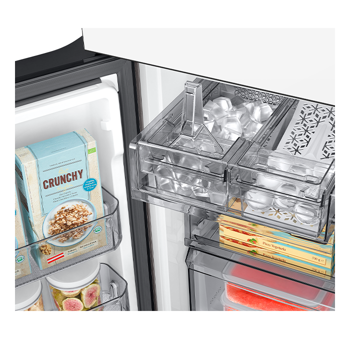 REFRIGERADOR SAMSUNG DE PUERTA FRANCESA ESTILO T A MEDIDA CON CENTRO DE BEBIDAS 23" WIFI RF23DB965012AP