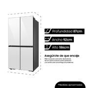 SAMSUNG 29" WHITE WI-FI T-STYLE FRENCH DOOR REFRIGERATOR WITH BEVERAGE CENTER RF29DB965012AP