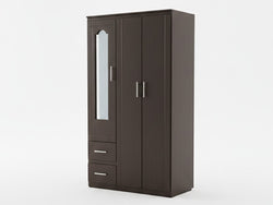 ROPERO SENCILLO 3 PUERTAS 2 GAVETAS 1192