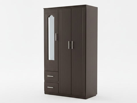 ROPERO SENCILLO 3 PUERTAS 2 GAVETAS 1192