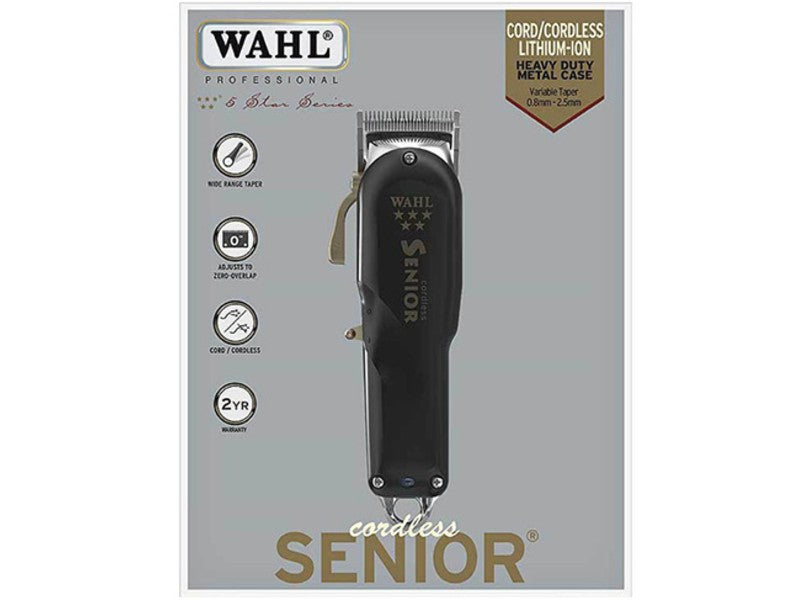WAHL 8504-308 PROFESSIONAL CORDLESS SENIOR HAIR CLIPPER