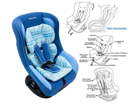 SILLA BEBE CARRO CELESTE CS5