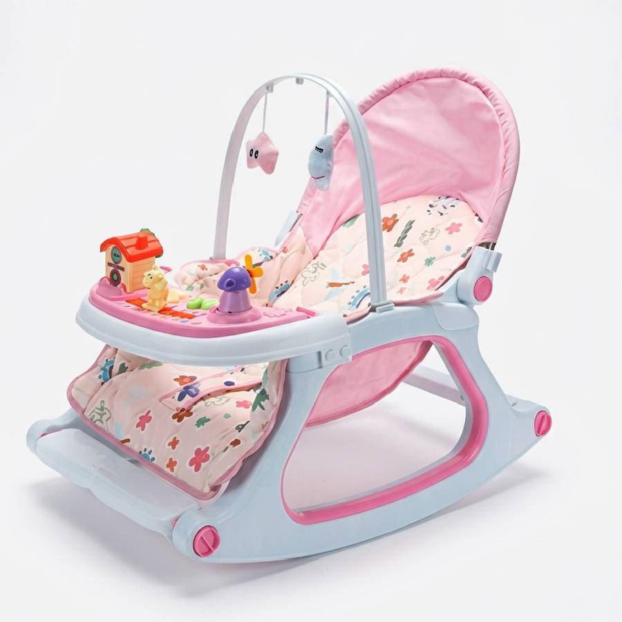 SILLA MECEDORA NOOR EML1113 ROSADA