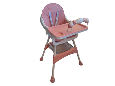 SILLA P/COMER BEBESITOS TFC33 ROSADA