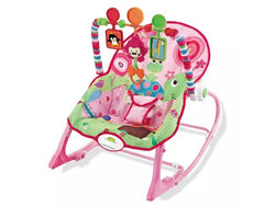 SILLA MECEDORA/VIBRADORA WONDER BABY BF253 ROSADA
