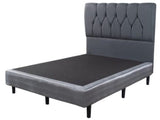 CONJUNTO 3 PIEZAS SLEEPLAND UNIQUE INDIVIDUAL AZUL