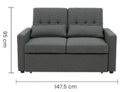 TAIKE SA-4269 Gray Sofa Bed
