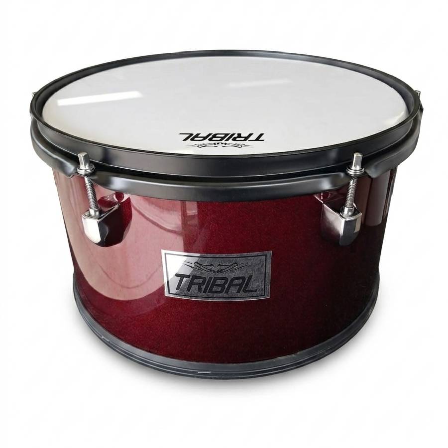 TENOR DRUM 12X7 TRIBAL WINE RED BOTTOMLESS