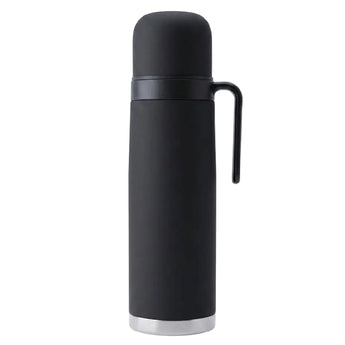 TERMO 1 LITRO NEGRO ACERO INOXIDABLE LIFEART