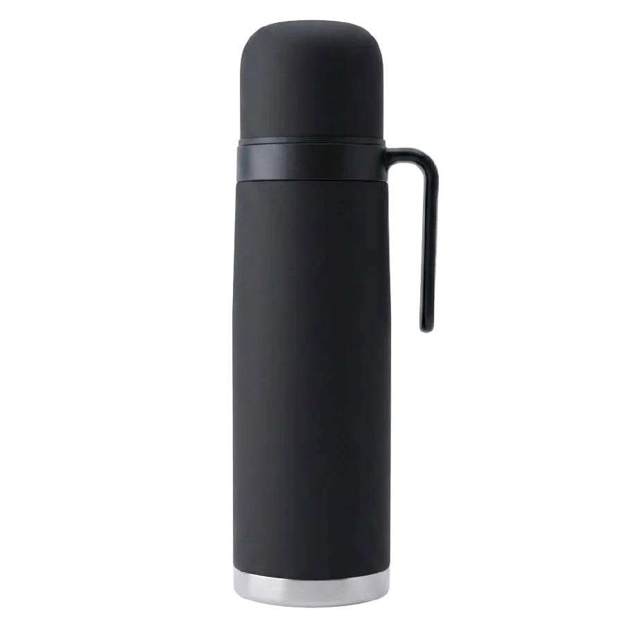 TERMO 1 LITRO NEGRO ACERO INOXIDABLE LIFEART