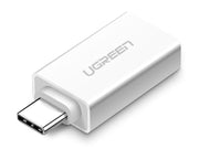 UGREEN US173 USB-C to USB-A 5V White Adapter