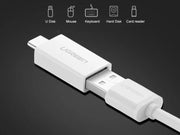 UGREEN US173 USB-C to USB-A 5V White Adapter