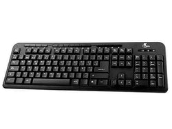 TECLADO XTECH XTK-130 WINDOWS MULTIMEDIA USB BLACK