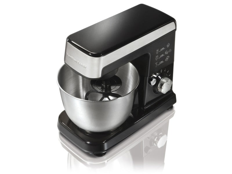 HAMILTON BEACH MIXER 3.5L STAINLESS STEEL BOWL BLACK 300W 6SPD