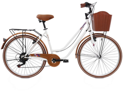 BICICLETA 26 BEACH CITY LONDON MUJER BLANCA