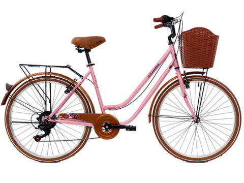 BICICLETA 26 BEACH CITY LONDON MUJER ROSA