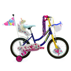 BICICLETA 12 BMX FANTASY MUJER AZUL/AMARILLO D