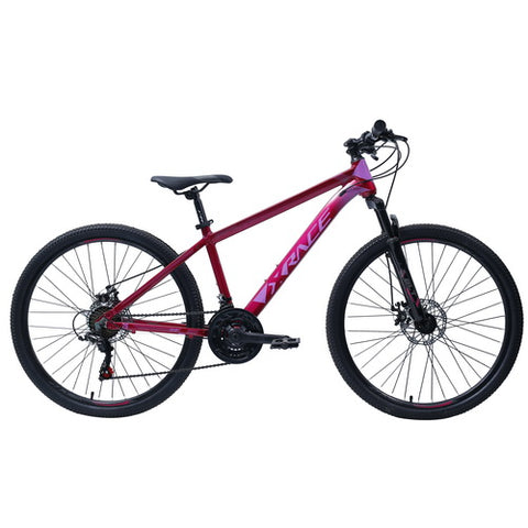 BICICLETA 24 MTB X-RACE ONE MUJER FUCSIA/NEGRO