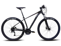 BICICLETA 29" TOTEM T8 TOURNEY 8V HIDRA 18" NEGRO/GRIS